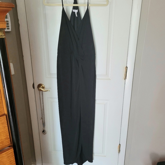 CLEARANCE! BCBG Slinky Black Maxi Dress M - Picture 6 of 12
